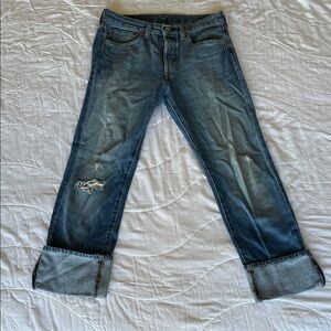 Vintage Levi’s 501s Blue Jeans Sz 32/34